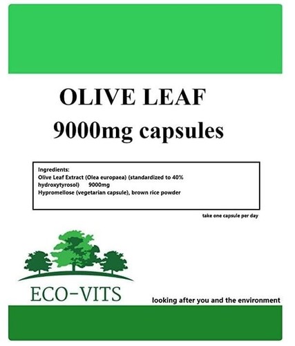 Olive leaf 9000mg - 9000mg, –