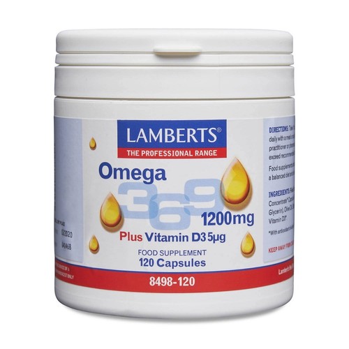 Lamberts 120 capsules omega - capsules,