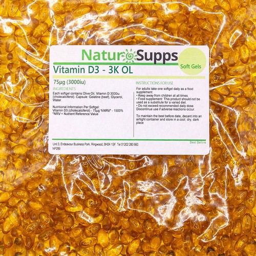 Vitamin 3000iu capsules - vitamin, d3
