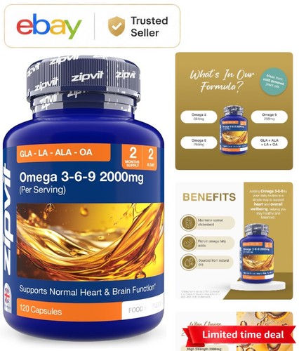 Omega capsules 2000mg - 9,