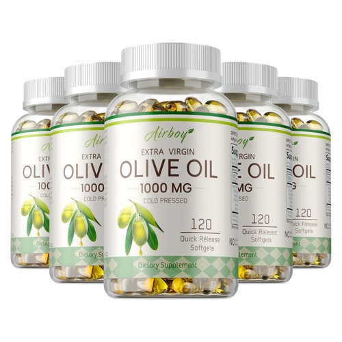 Olive oil capsules support - -,