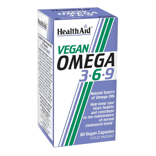 Healthaid vegan omega - 3-6-9, 60