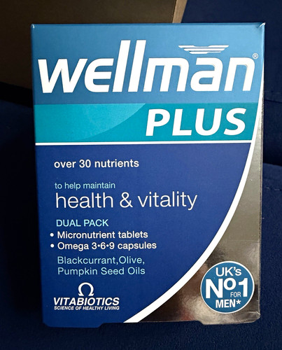 Vitabiotics wellman plus - vitabiotics,