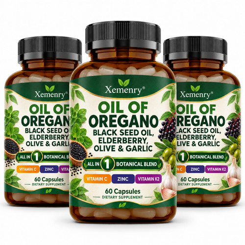Oregano oil capsules - oregano, of