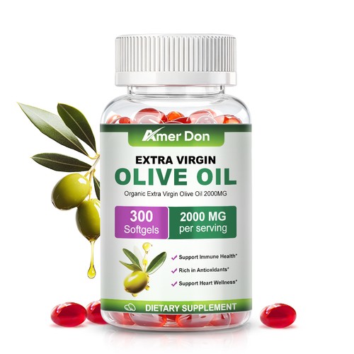 Olive oil capsules - capsules, support